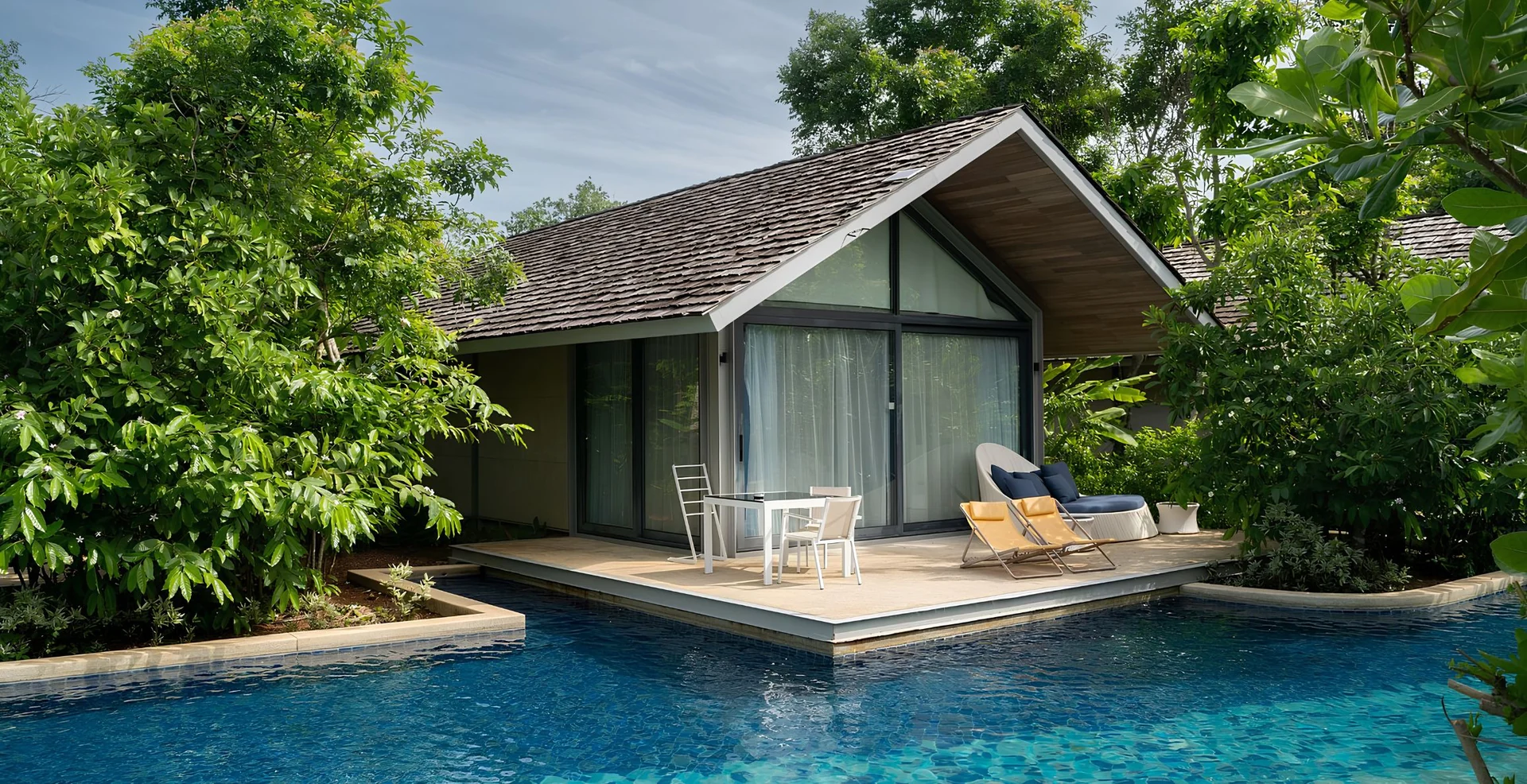Private pool villa at Island Escape
