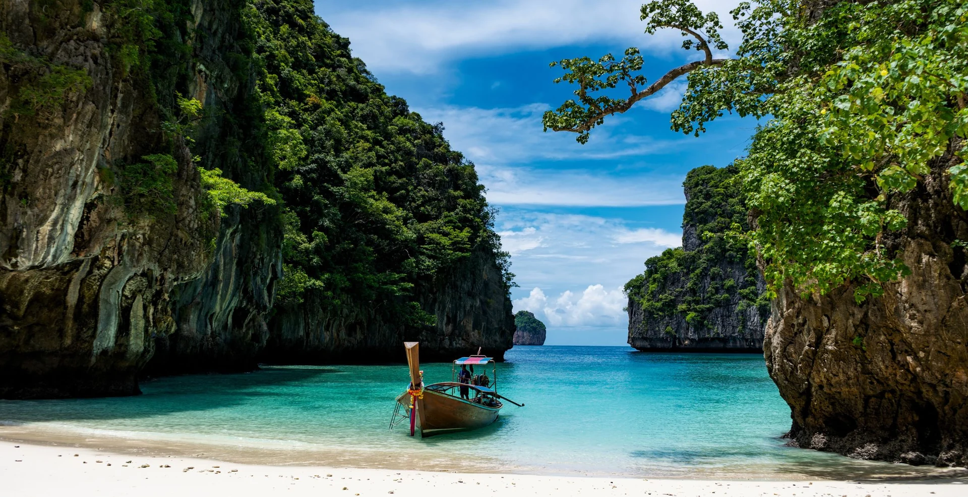 Longtail boat on the Andaman Sea